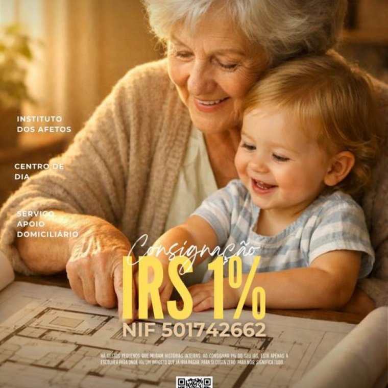 Consignação de 1% do seu IRS